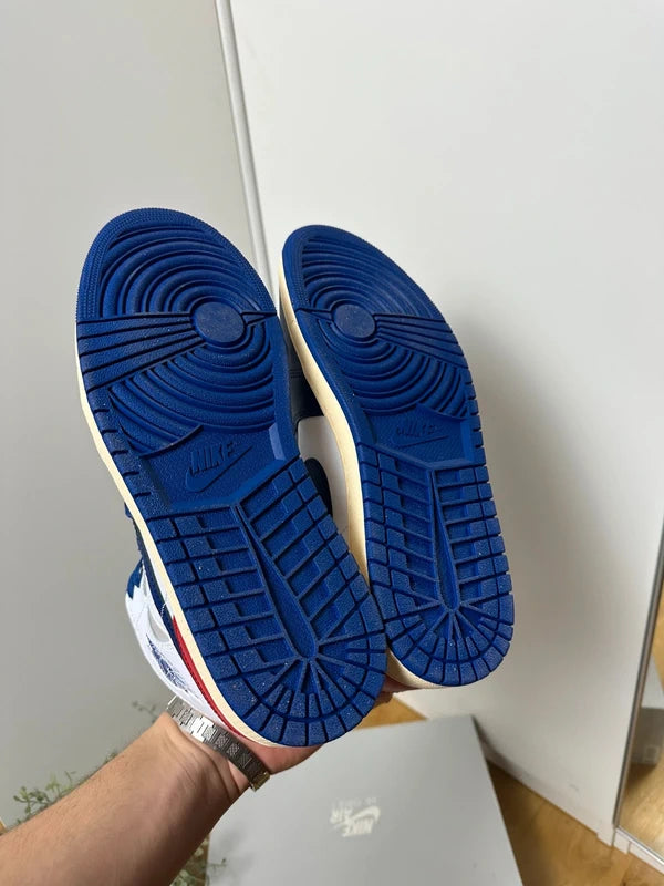 Air Jordan 1 Mid Deep Royal Blue/White